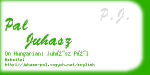 pal juhasz business card